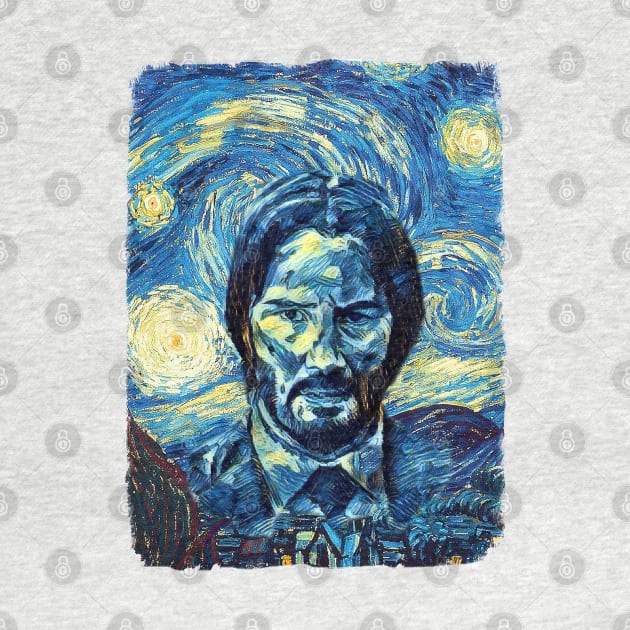 John Wick Van Gogh Style by todos